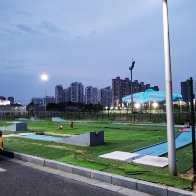 全民健身与奥运同行，昆山市体育中心迷你高球球场8月10日焕新开放